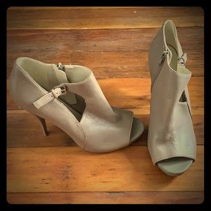 Nine West Leather Nude Heels